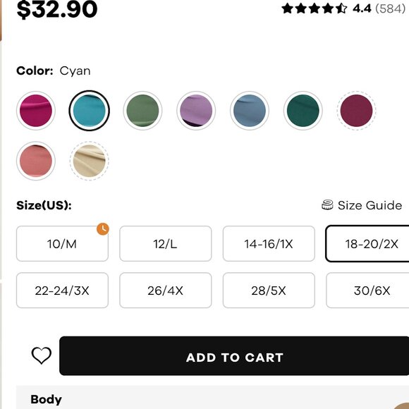 Bloom Chic - Twist Front Tummy-Control One Piece Swimsuit - Cyan - size 18-20/2X - Picture 3 of 3